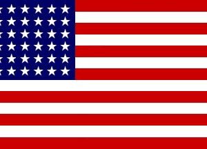 USA WW2 48 Stars Flag